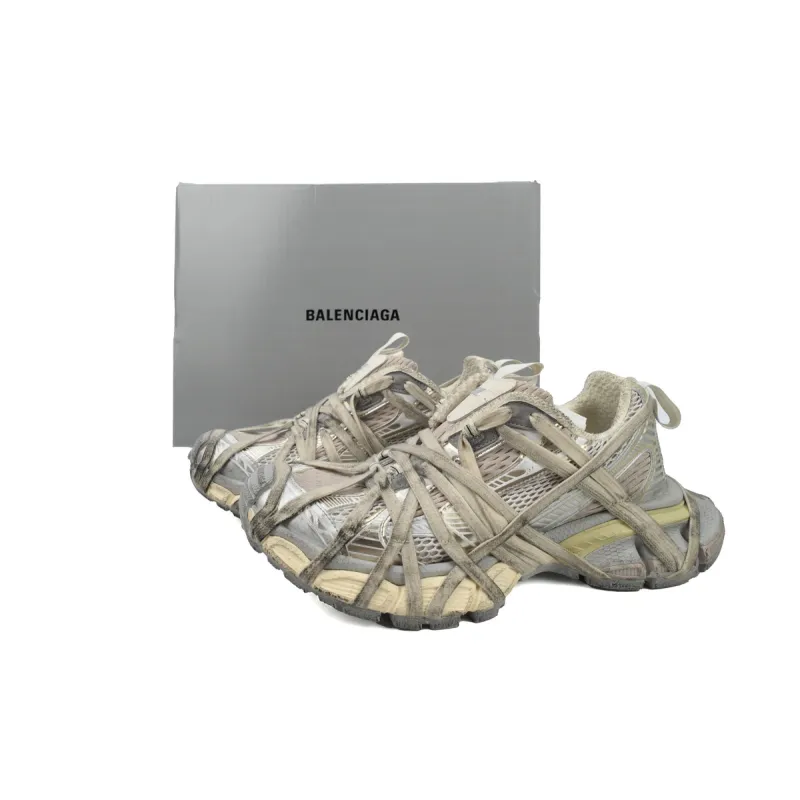 Balenciaga 3XL Sneaker Worn-Out - Brown Grey 778698 W3XLL 9191