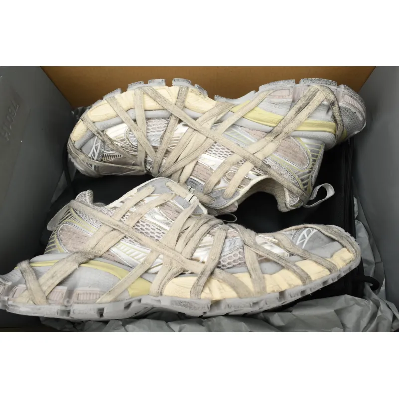 Balenciaga 3XL Sneaker Worn-Out - Brown Grey 778698 W3XLL 9191