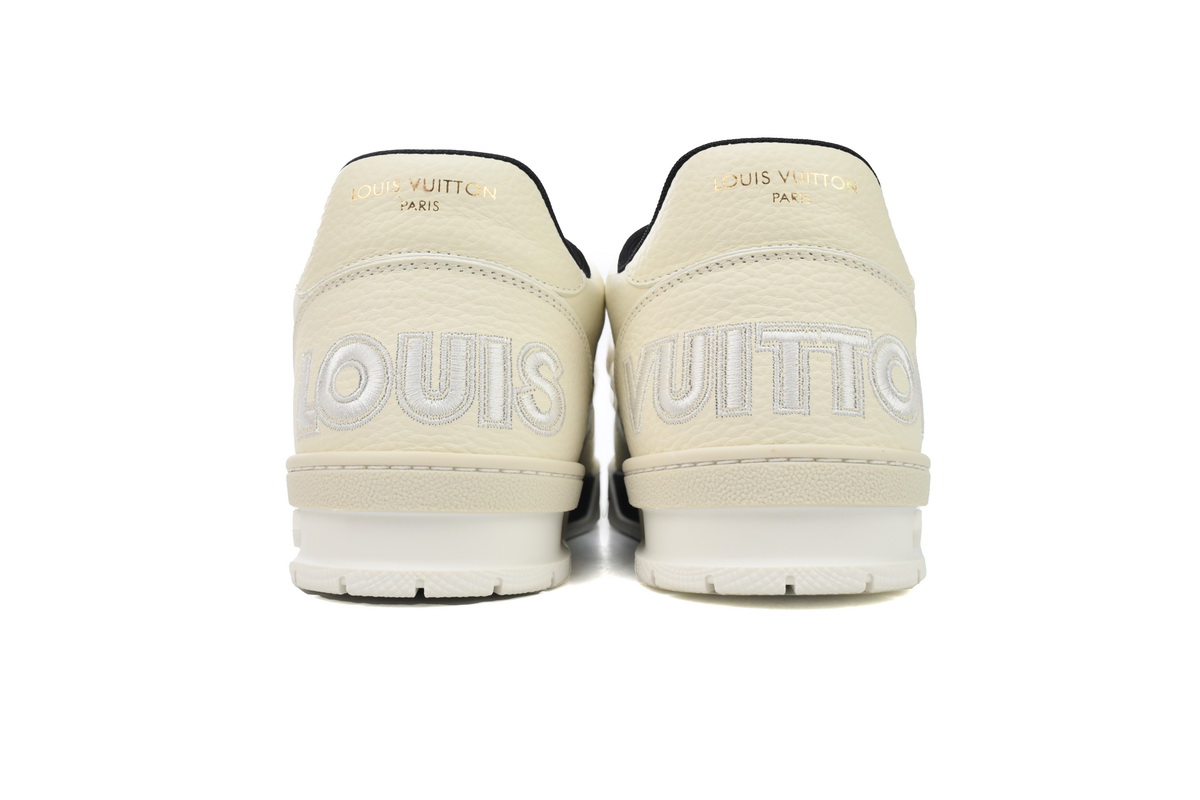 Louis Vuitton LV Trainer Sneaker White and Black 1ACW44