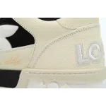 Louis Vuitton LV Trainer Sneaker White and Black 1ACW44