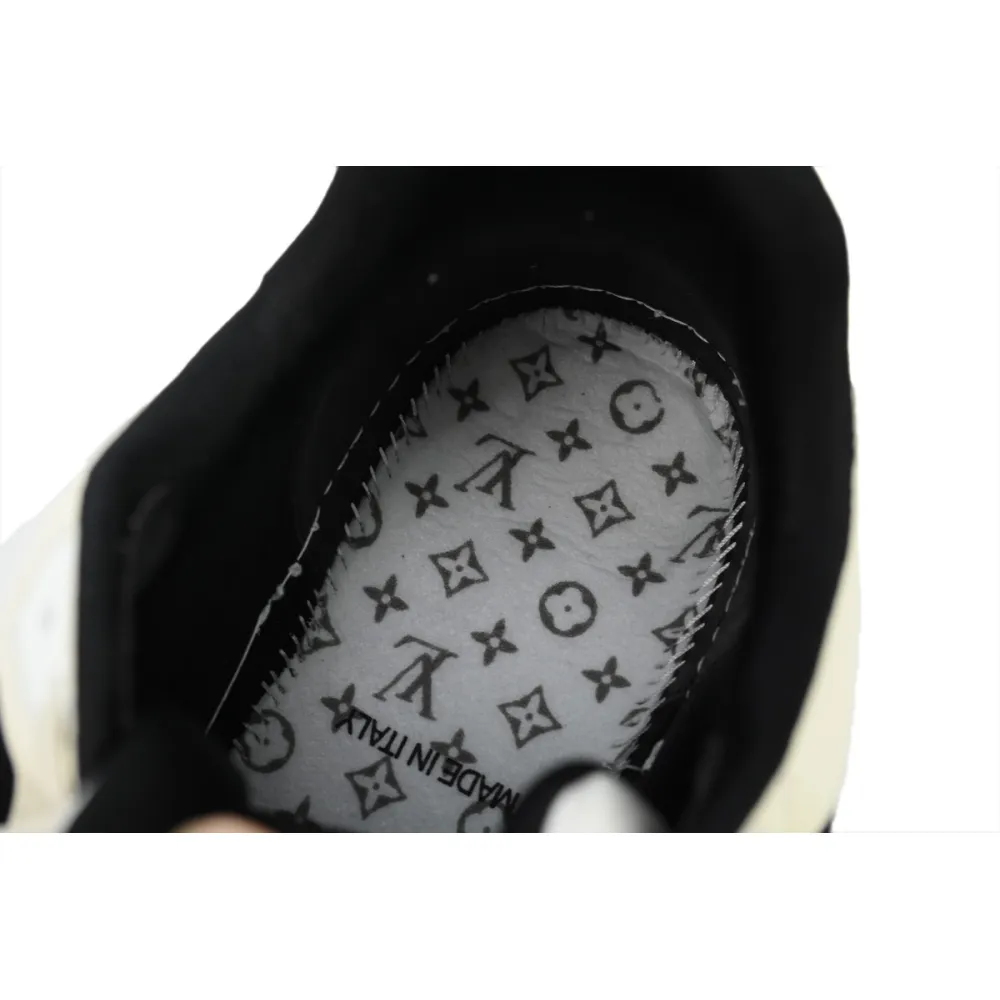Louis Vuitton LV Trainer Sneaker White and Black 1ACW44