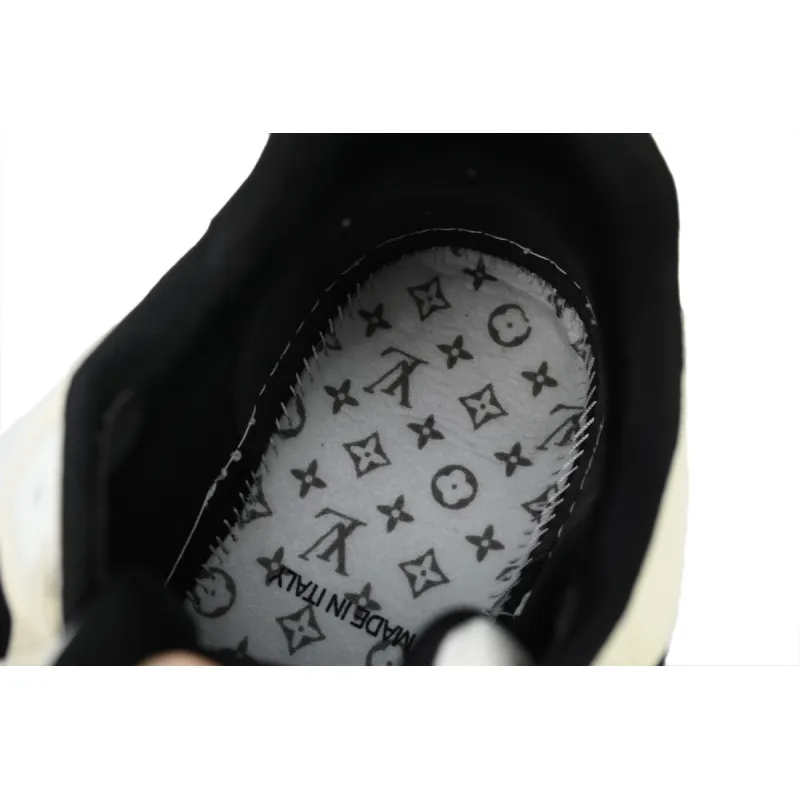 Louis Vuitton LV Trainer Sneaker White and Black 1ACW44