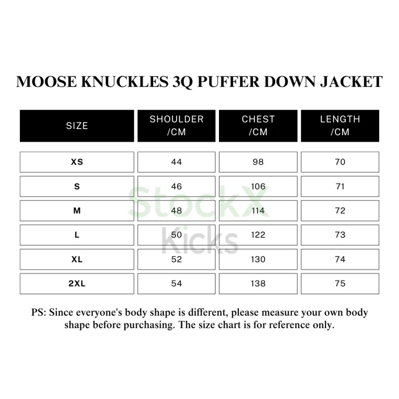Moose Knuckles 3Q Puffer Down Jacket White/Black/Blue/Red YZ040810