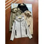 Nike Sportswear Tech Fleece Hoodie & Joggers Pant Set Black/Grey/Army Green/Khaki YZ FB7922 8002