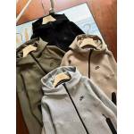 Nike Sportswear Tech Fleece Hoodie & Joggers Pant Set Black/Grey/Army Green/Khaki YZ FB7922 8002