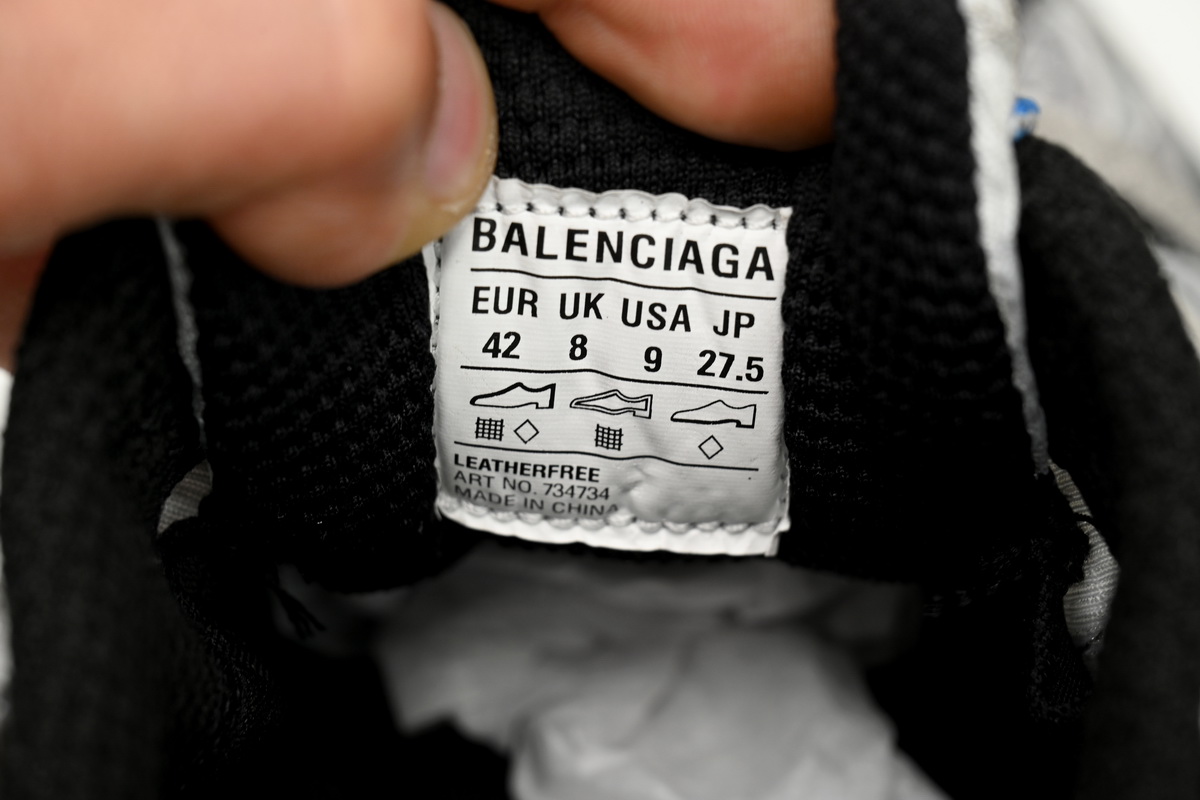Balenciaga 3XL Sneaker White Blue 734731 W3XL5 1214