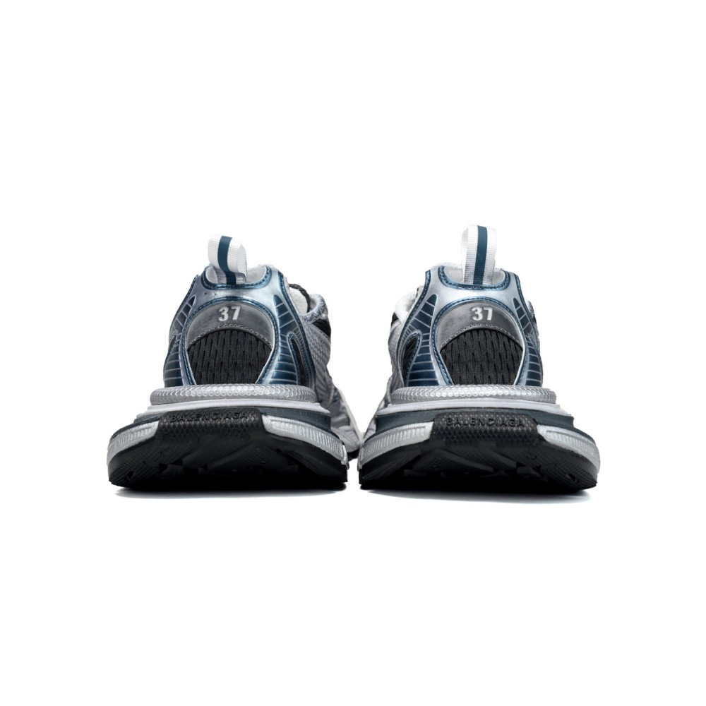 Balenciaga 3XL Sneaker White Silver Black Blue 734731 W3XL5 9047