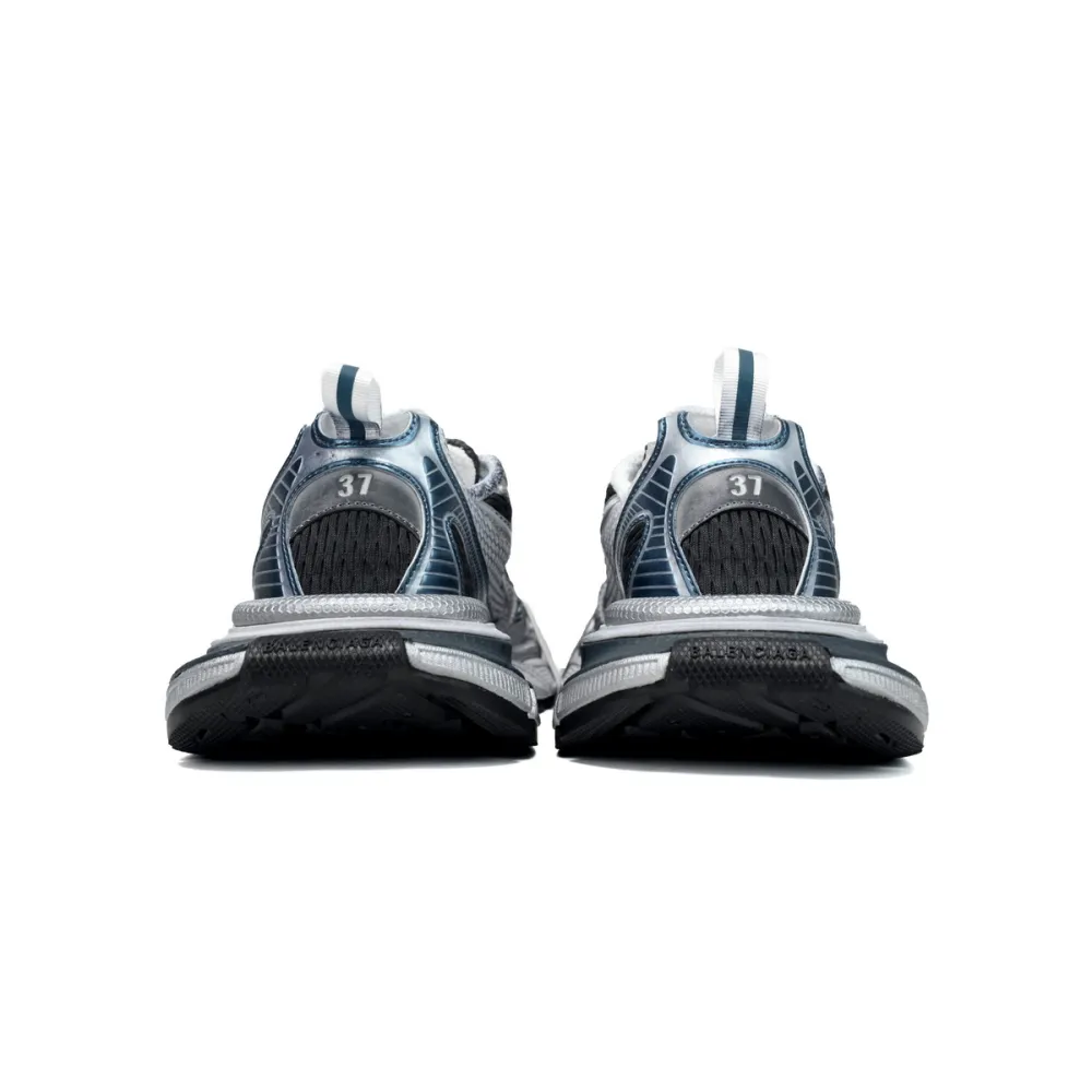 Balenciaga 3XL Sneaker White Silver Black Blue 734731 W3XL5 9047
