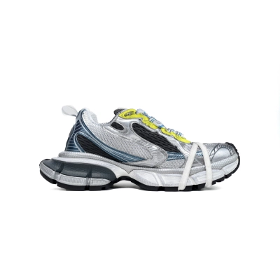 Balenciaga 3XL Sneaker White Silver Black Blue 734731 W3XL5 9047 02