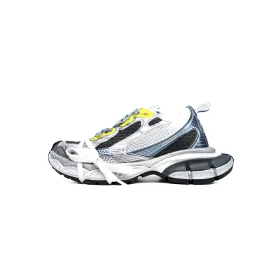 Balenciaga 3XL Sneaker White Silver Black Blue 734731 W3XL5 9047 01