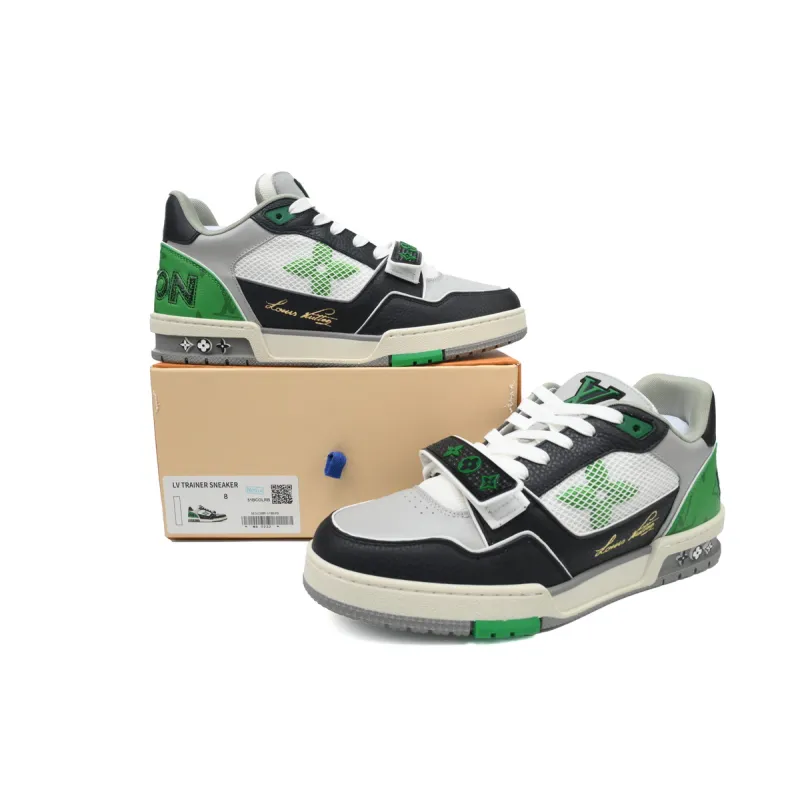 Louis Vuitton Trainer Sneaker Green 1AC50I CK24072901