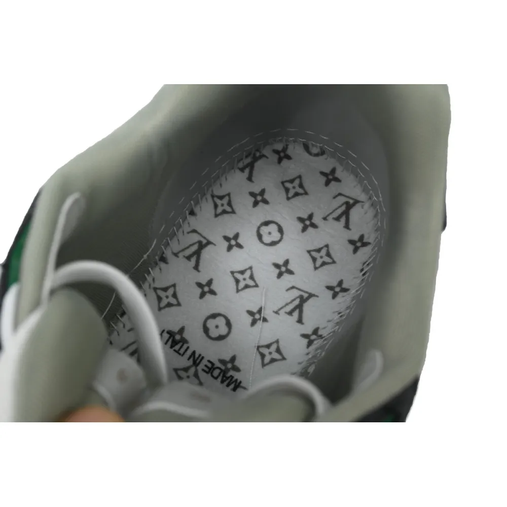 Louis Vuitton Trainer Sneaker Green 1AC50I CK24072901