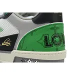 Louis Vuitton Trainer Sneaker Green 1AC50I CK24072901