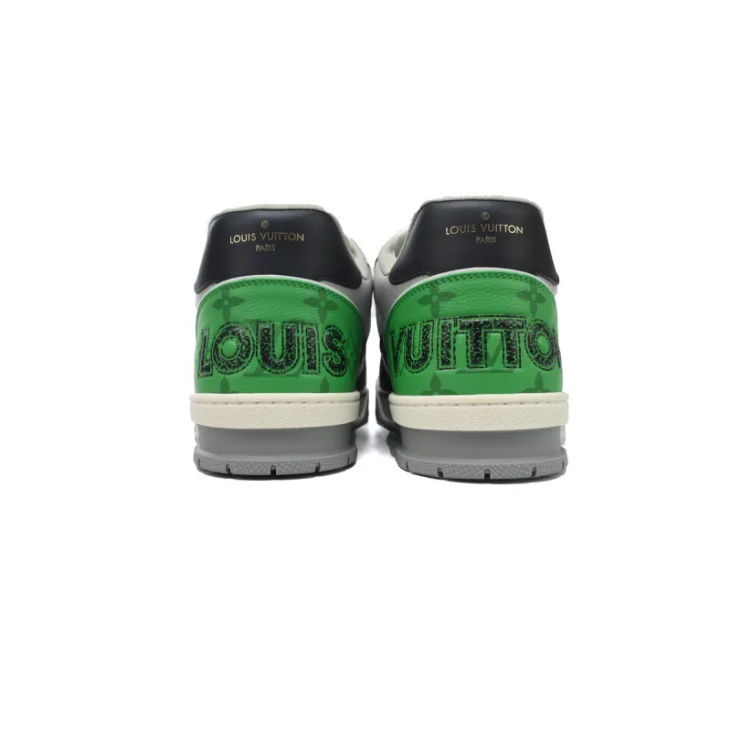 Louis Vuitton Trainer Sneaker Green 1AC50I CK24072901