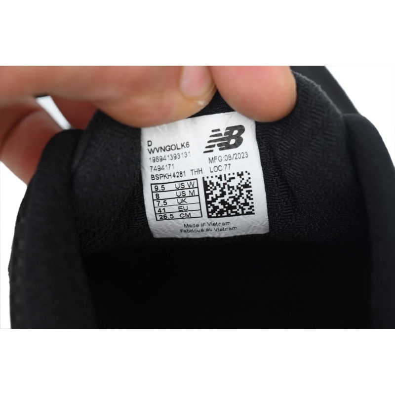 New Balance Fresh Foam X Vongo V6 Black White MVNGOLK6