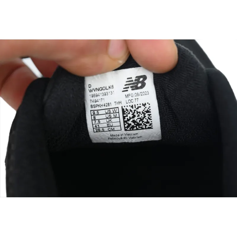 New Balance Fresh Foam X Vongo V6 Black White MVNGOLK6