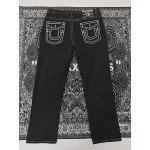 True Religion Black Straight Jean YZ0706