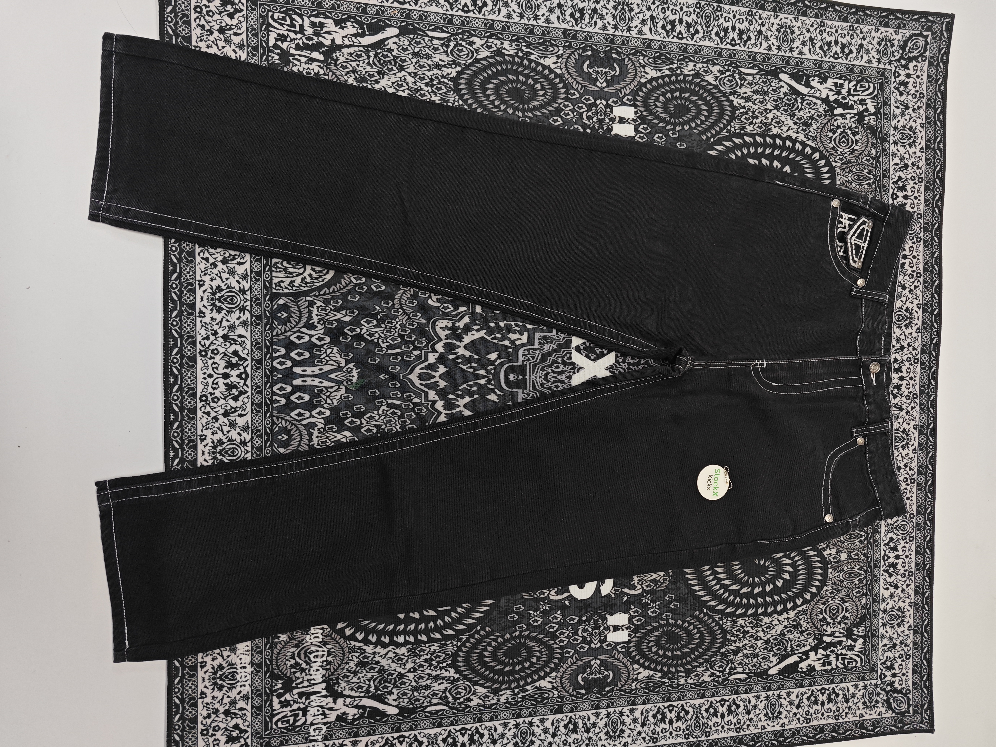 True Religion Black Straight Jean YZ0706