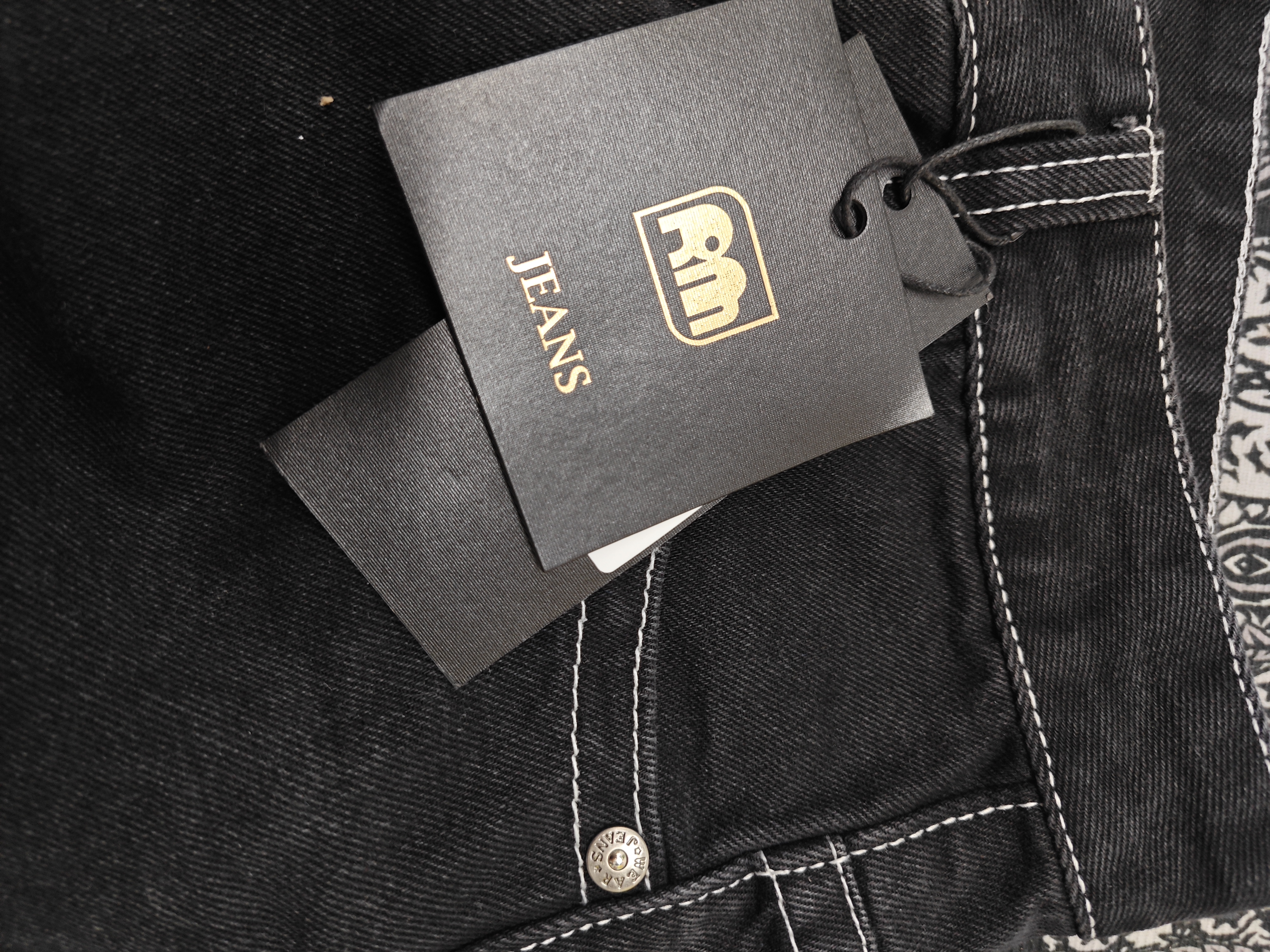 True Religion Black Straight Jean YZ0706