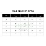 True Religion Black Straight Jean YZ0706