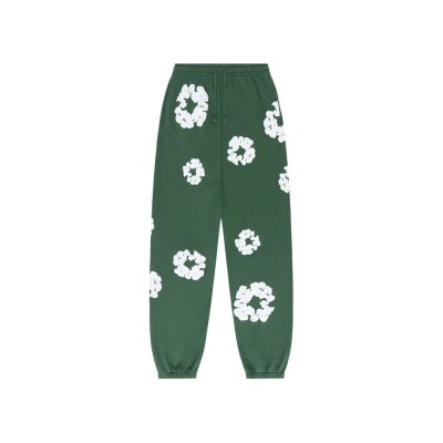 Denim Tears The Cotton Wreath Sweatpants Green 01