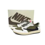 PK God Batch Air Jordan 1 Retro Low OG SP Travis Scott Medium Olive DM7866-200