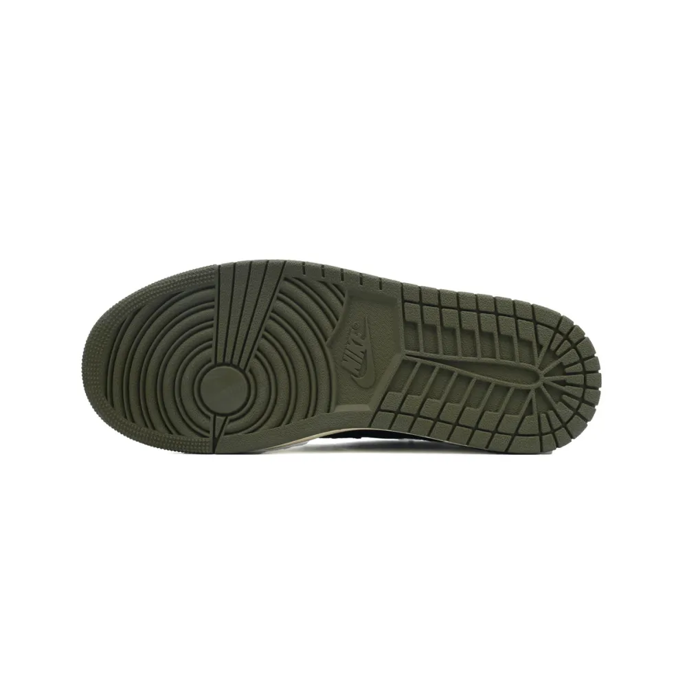 PK God Batch Air Jordan 1 Retro Low OG SP Travis Scott Medium Olive DM7866-200