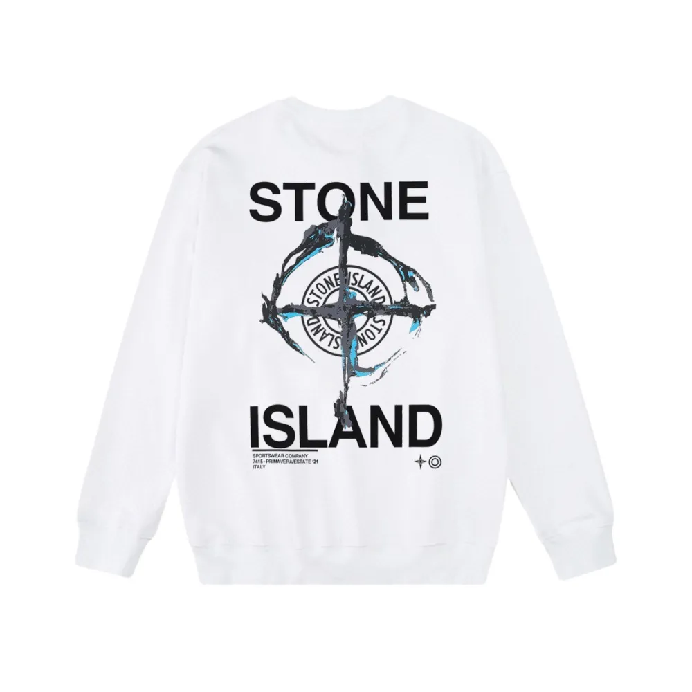 Stone Island Sweatshirt Black/White YZ W801