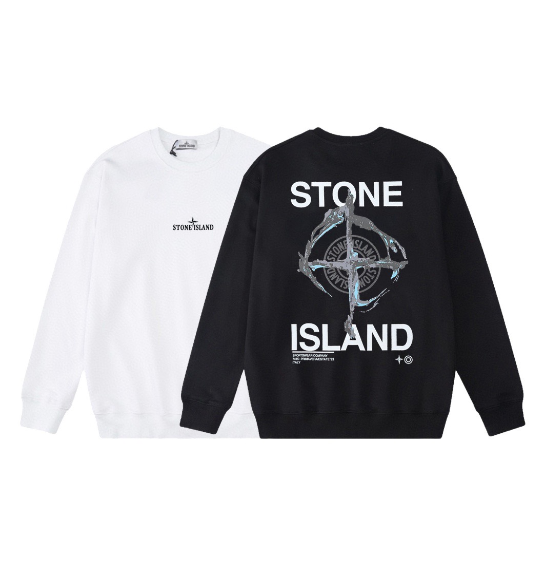 Stone Island Sweatshirt Black/White YZ W801