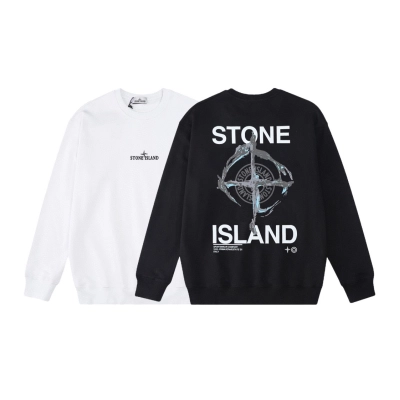 Stone Island Sweatshirt Black/White YZ W801 01
