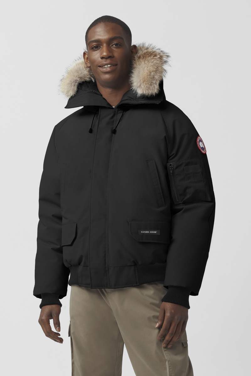 Canada Goose Chilliwack Bomber Heritage Down Jacket Black CK 091401