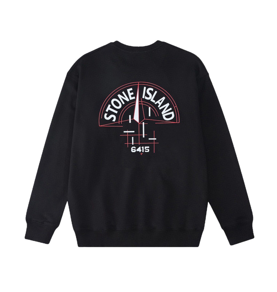 Stone Island Sweatshirt Black/White YZ W802