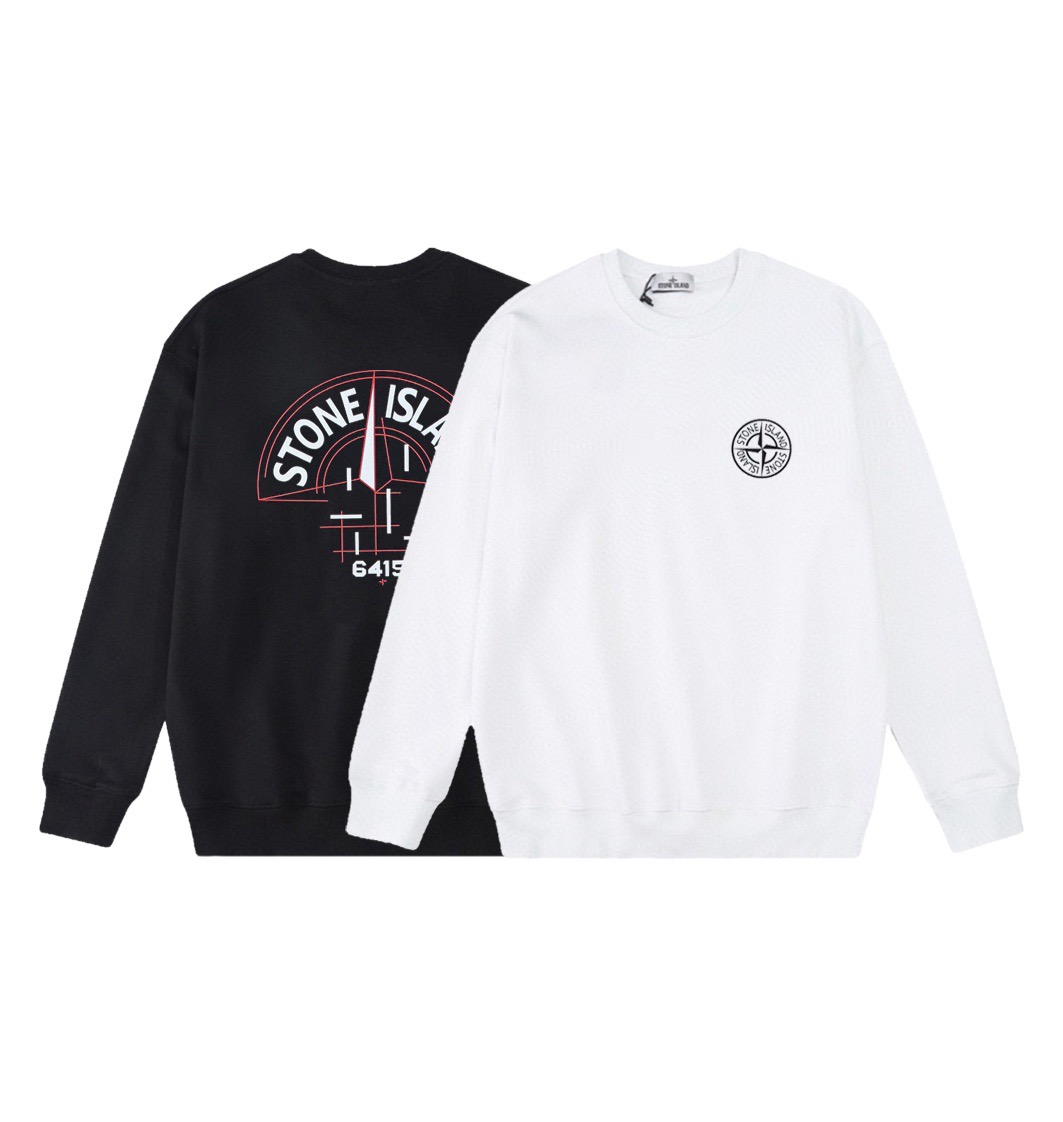 Stone Island Sweatshirt Black/White YZ W802