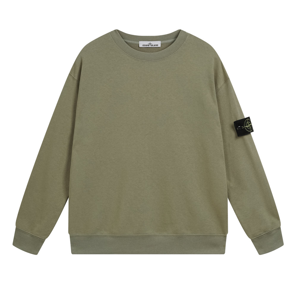 Stone Island Sweatshirt  White/Grey/Khaki/Musk green/Dark green/Olive green/Navy Blue/Black YZ 9018