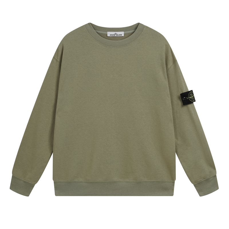 Stone Island Sweatshirt  White/Grey/Khaki/Musk green/Dark green/Olive green/Navy Blue/Black YZ 9018