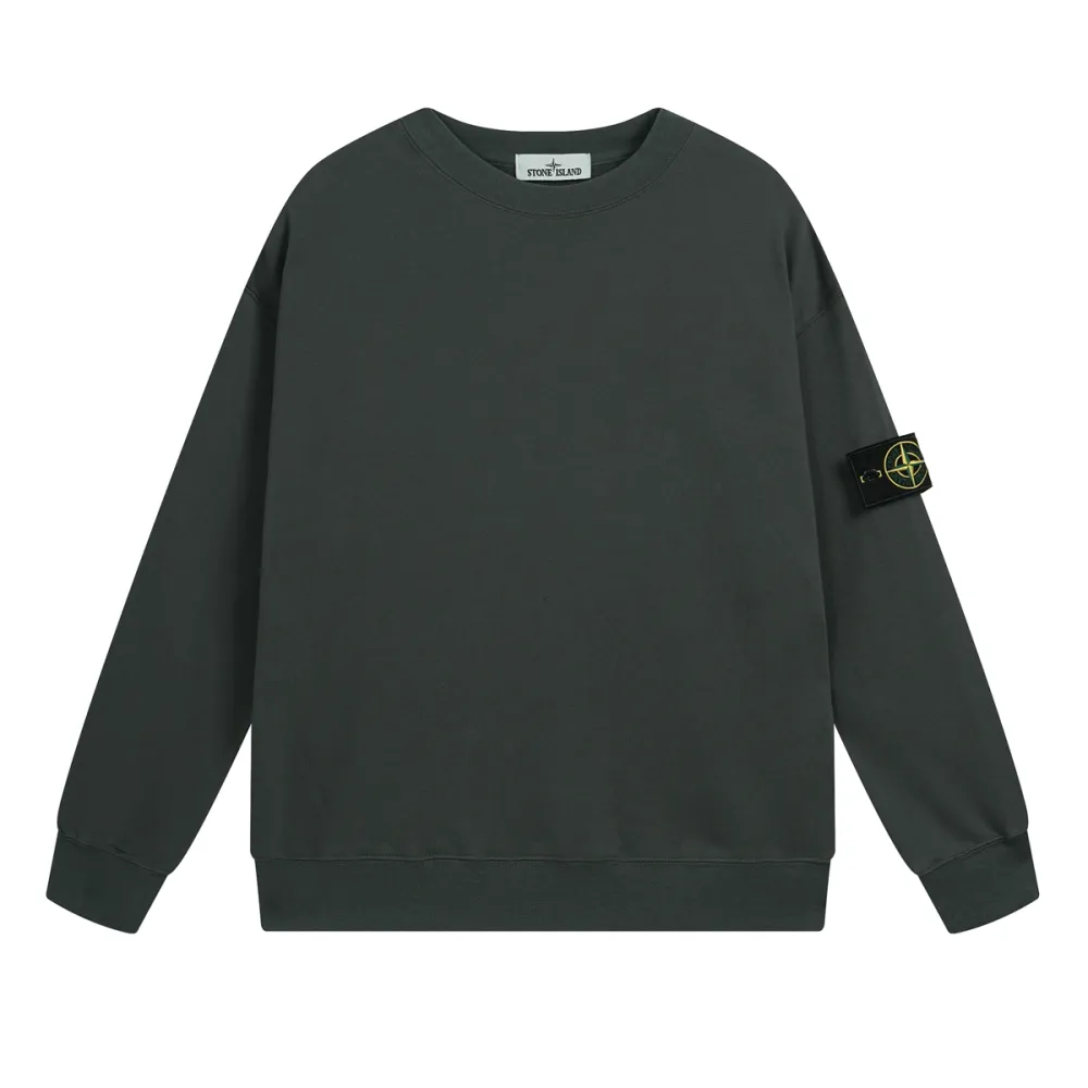 Stone Island Sweatshirt  White/Grey/Khaki/Musk green/Dark green/Olive green/Navy Blue/Black YZ 9018