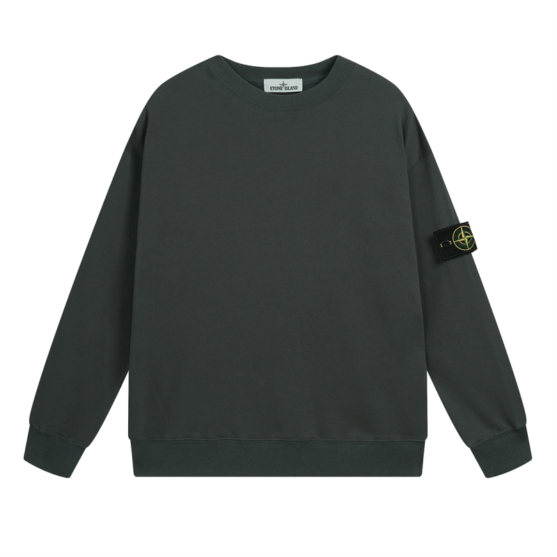 Stone Island Sweatshirt  White/Grey/Khaki/Musk green/Dark green/Olive green/Navy Blue/Black YZ 9018