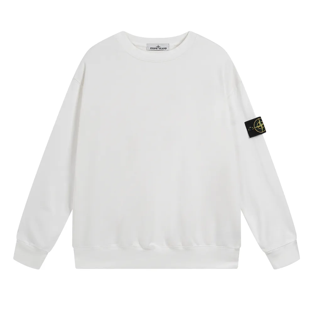 Stone Island Sweatshirt  White/Grey/Khaki/Musk green/Dark green/Olive green/Navy Blue/Black YZ 9018
