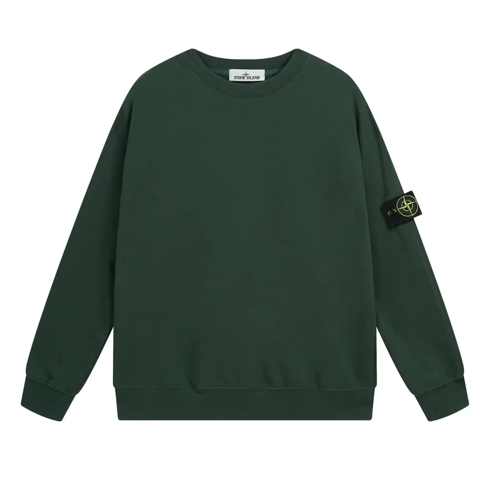 Stone Island Sweatshirt  White/Grey/Khaki/Musk green/Dark green/Olive green/Navy Blue/Black YZ 9018