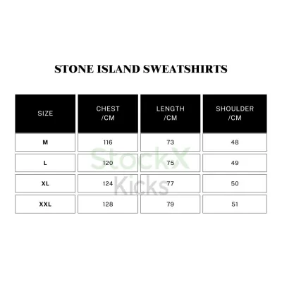 Stone Island Sweatshirt Black/White YZ W801 02