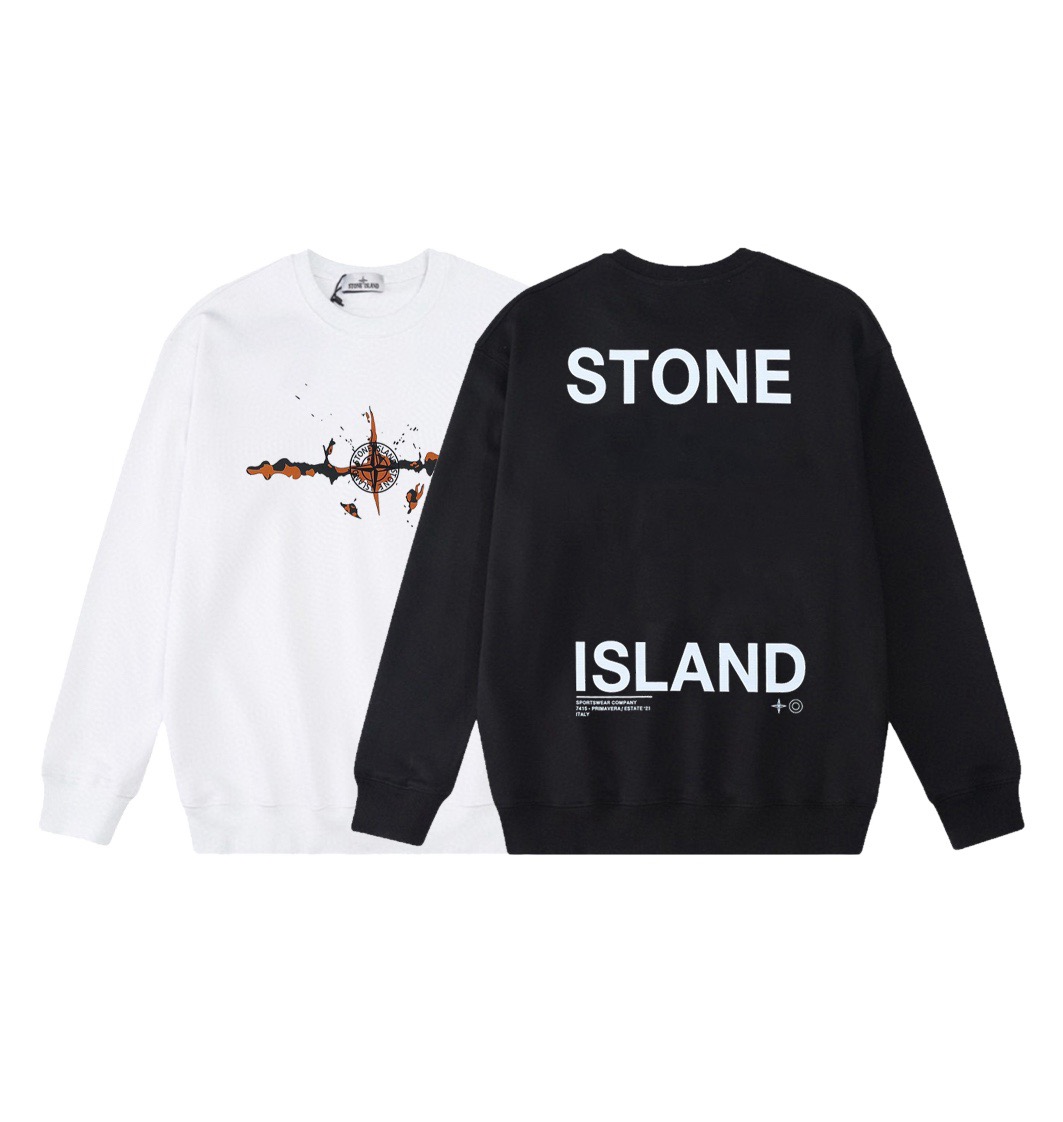 Stone Island Sweatshirt Black/White YZ W803