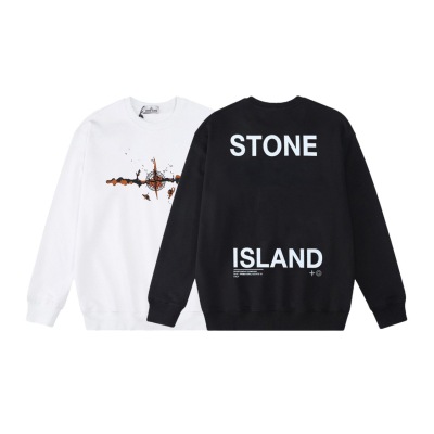Stone Island Sweatshirt Black/White YZ W803 01
