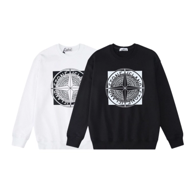 Stone Island Sweatshirt Black/White YZ W805 01