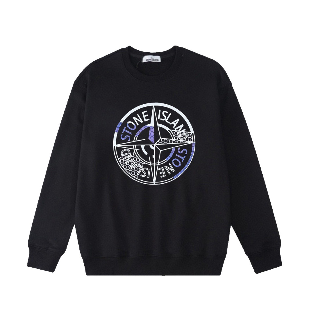 Stone Island Sweatshirt Black/White YZ W806