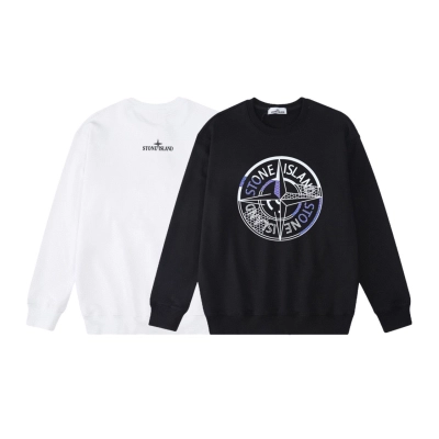 Stone Island Sweatshirt Black/White YZ W806 01