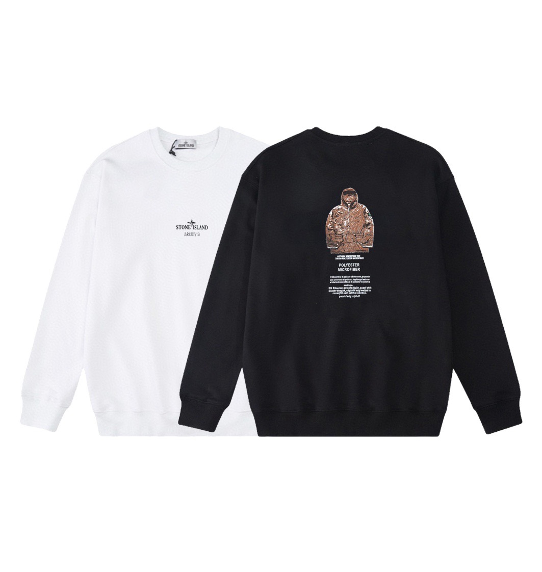 Stone Island Sweatshirt Black/White YZ W807