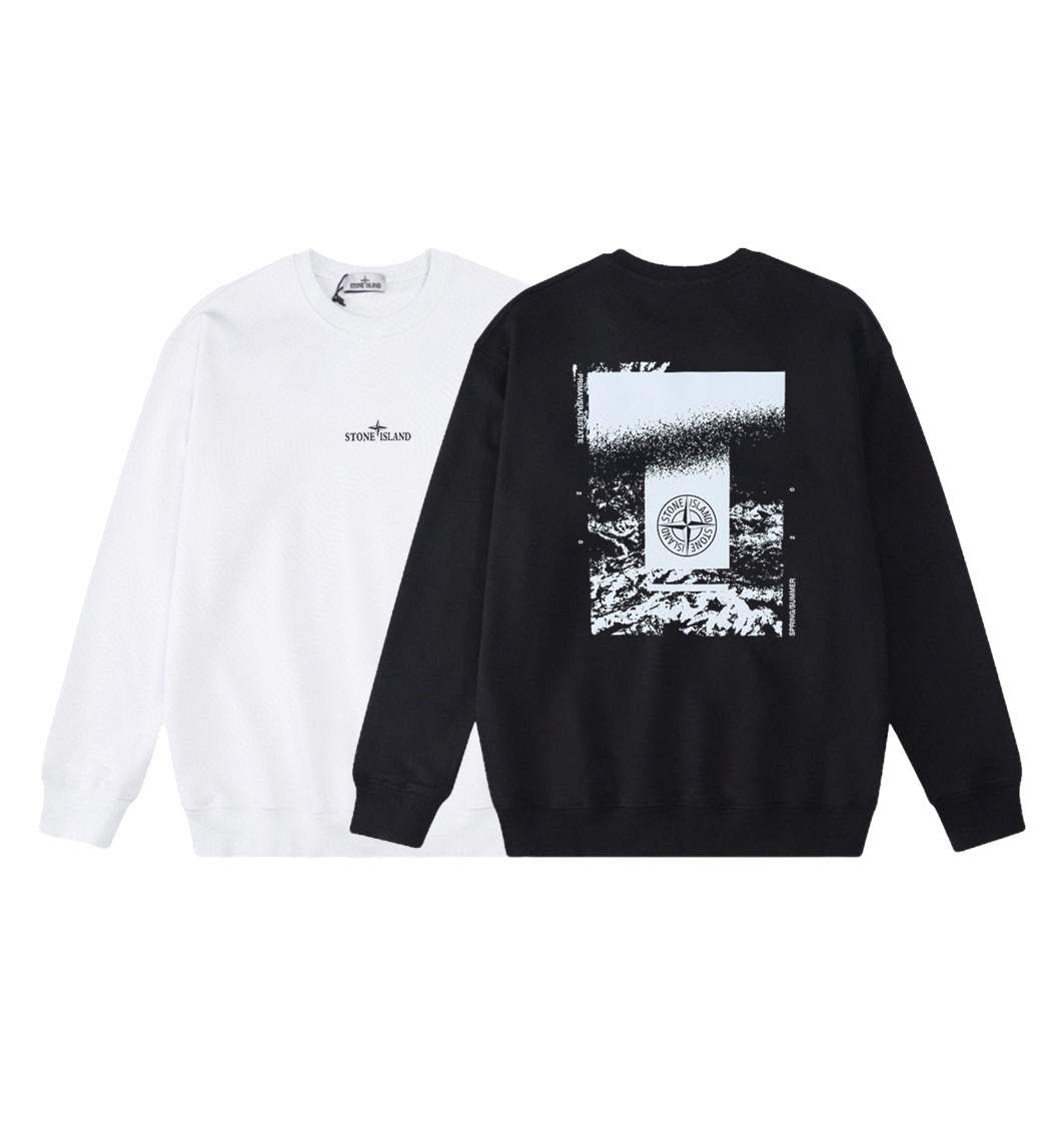 Stone Island Sweatshirt Black/White YZ W808