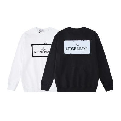 Stone Island Sweatshirt Black/White YZ W809 01