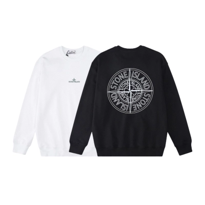 Stone Island Sweatshirt Black/White YZ W810 01