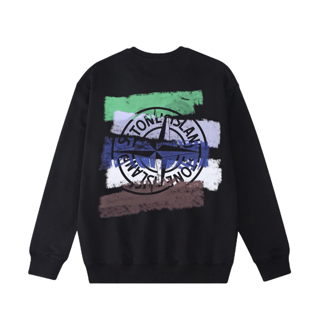 Stone Island Sweatshirt Black/White YZ W815